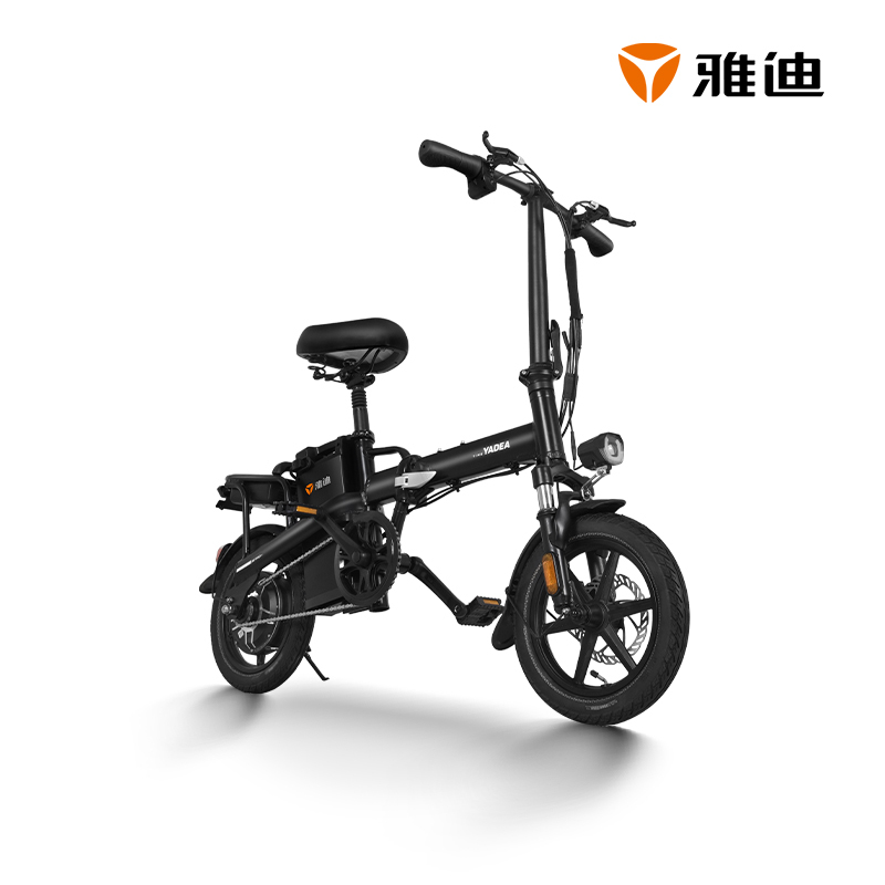 雅迪(yadea)电动车 M321PRO 代驾折叠车长续航48V20AH M321黑色