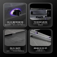 [科技新品]美娇好太太 集成灶蒸烤箱一体 自动清洗侧吸下排式烟机一体灶 油烟机燃气灶家用烟灶蒸烤一体 恒温置物台天然气