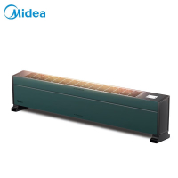 美的(Midea) 取暖器踢脚线家用移动地暖风机卧室电暖器办公取暖气片节能防水 琉璃绿款 HDX22KGN
