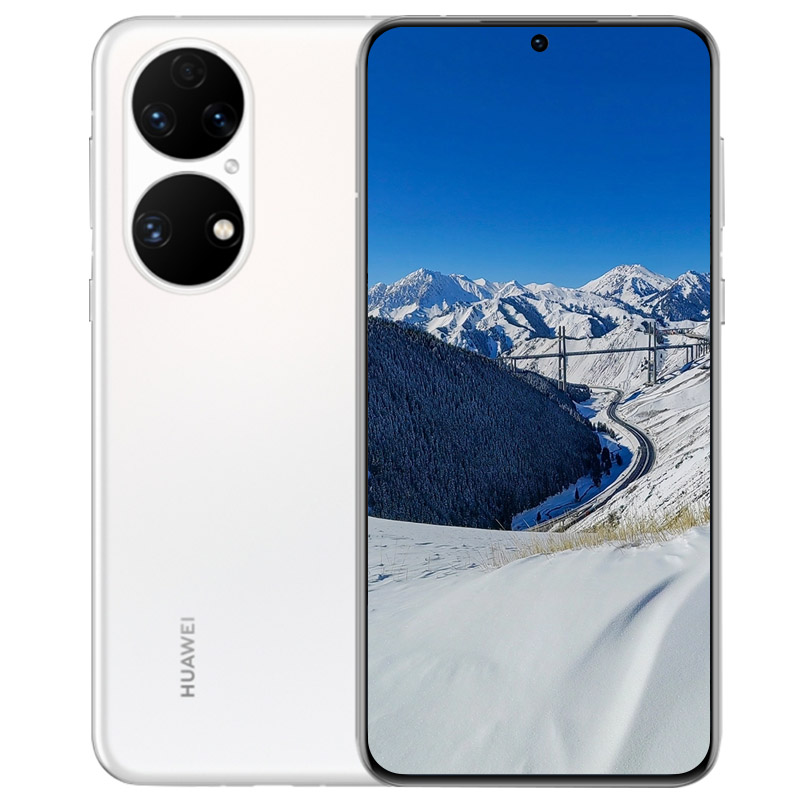 华为p50e 4g 全网通版 8gb 128gb 雪域白 移动联通电信全网通4g手机