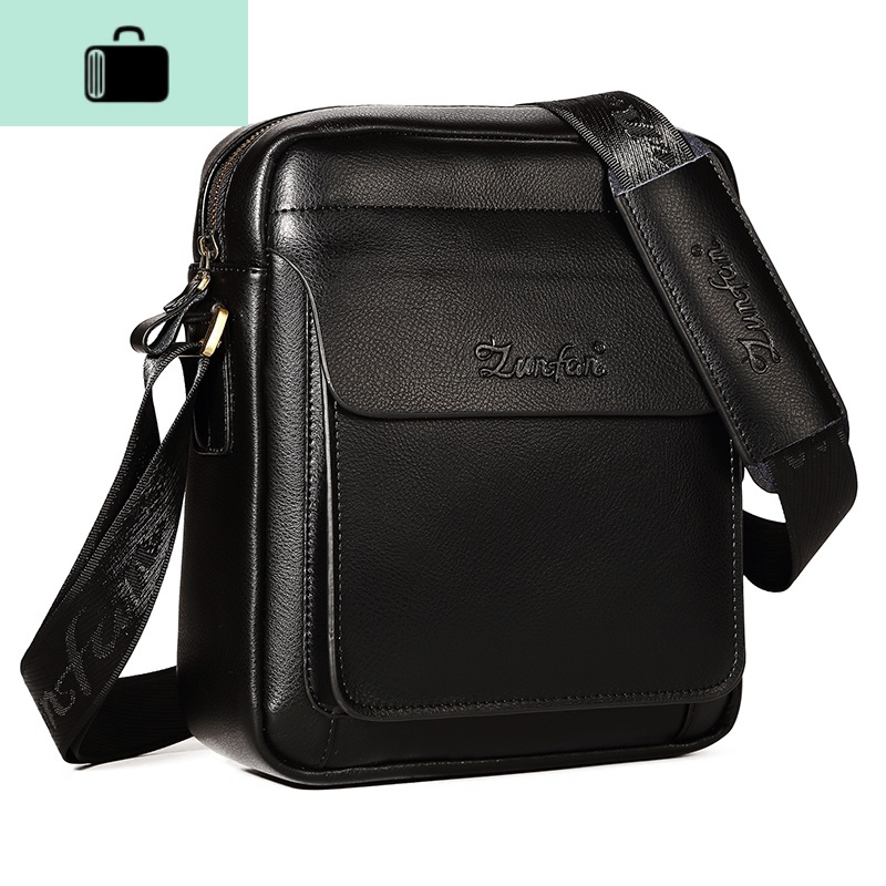 皮包包男包斜挎包男士小背包单肩包头层牛皮包男式挂包迷你newlake