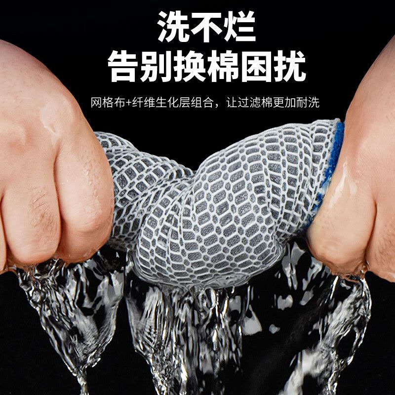 鱼缸过滤棉两片装8重过滤材料生化棉高密度加厚净水养鱼专用图片