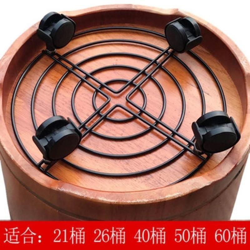 木桶一次性袋100个一包 木桶泡脚桶通用向轮可移带轮圆形适合一次性袋桶配件排水管恒温器