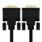 酷比客(L-CUBIC) DVI线(24+1)黑色5M 24+1DVI-DVI转接线显示器