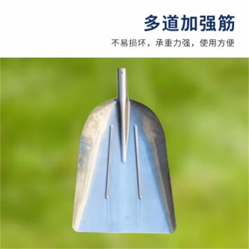 环杰加宽大铁锹HJ-1326平头锰钢雪铲农用工具配1.2米木柄