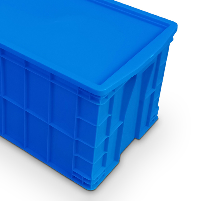 臻远ZY-SNXD-94收纳储物箱长方形物流中转箱带盖子 635*425*365mm高清大图