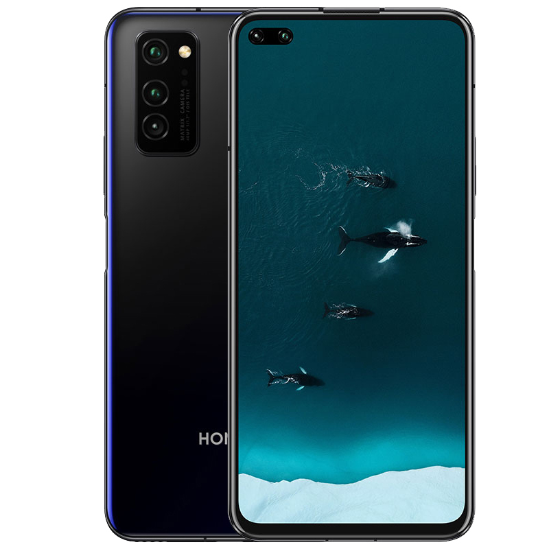 华为/荣耀V30 双模5G 麒麟990 突破性相机矩阵 8GB+128GB 魅海星蓝 5G全网通 双卡双待手机