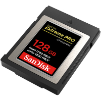 闪迪(SanDisk)CFexpress Type-B存储卡 高端xqd卡 佳能1dx3相机内存卡128G 读1700M