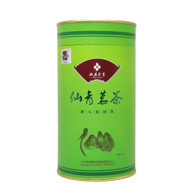 仙青一级雨前云雾茶125g罐装高清大图