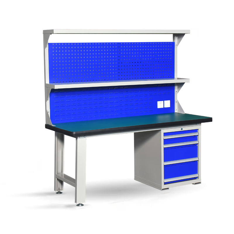 祁川 工作台 1.8米四抽双挂板带灯板/张高清大图
