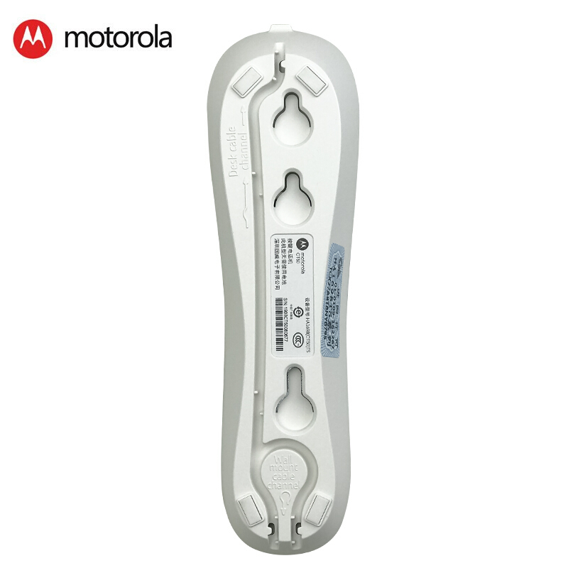 摩托罗拉(MOTOROLA)CT50电话机 酒店电话机座机 固定电话 办公家用 桌墙两用可壁挂 单向通话保留 白色