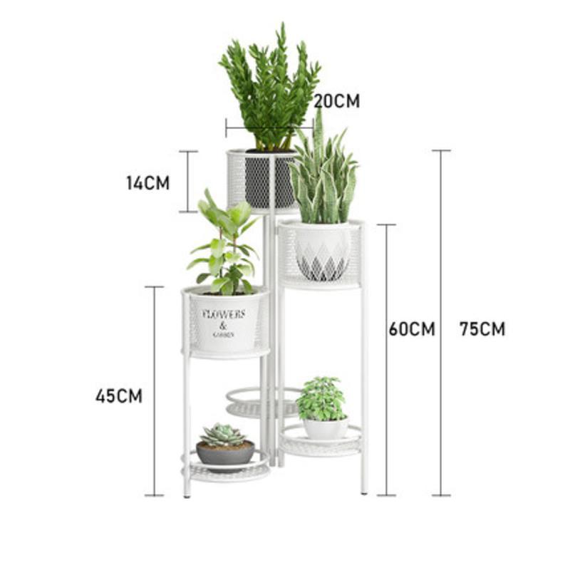 花架子多层室内轻奢家用阳台装饰架铁艺客厅省式饰品架