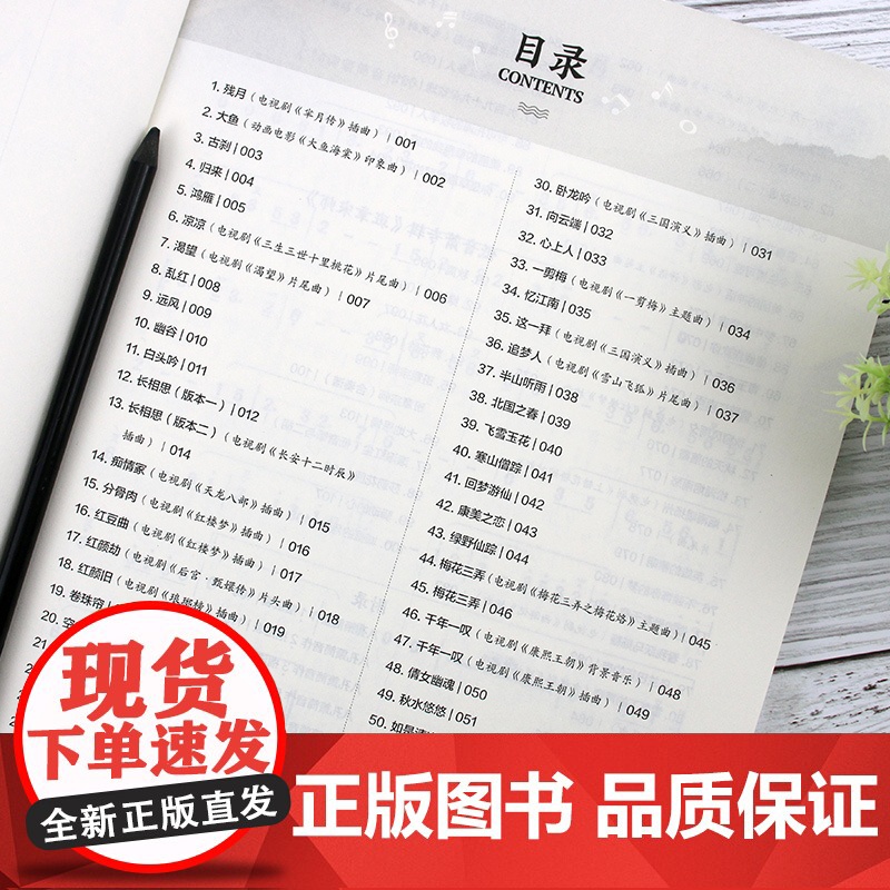 古风也流行 动人心弦的箫曲100首 流行与经典古风音乐改编 精选众多经典与现代融合古风音乐作品 初中级洞箫学习者曲集入门高清大图