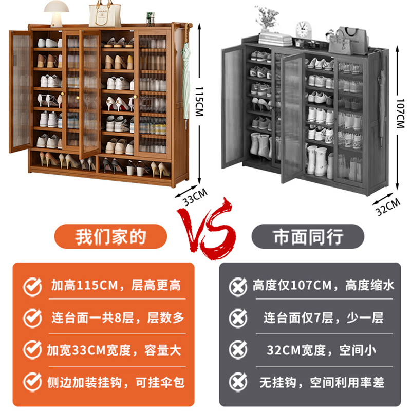鞋柜门口家用室内简易鞋架子多层入户收纳神器省空间宿舍出租屋用
