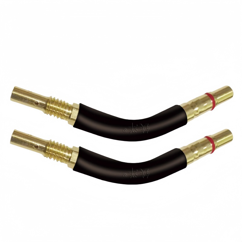 铁洋 二保焊枪弯管 200A黄铜弯管 个高清大图