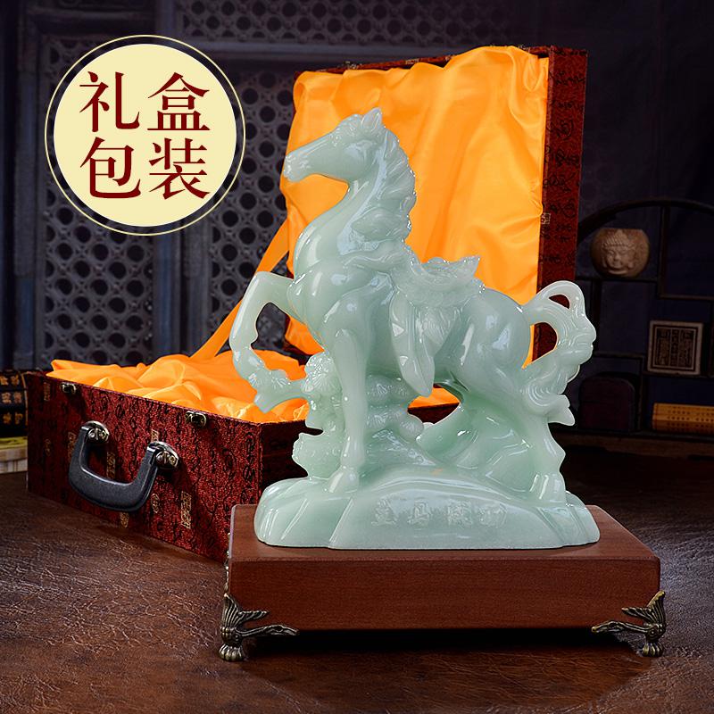 家柏饰(CORATED)立马成功办公室办公桌装饰摆件家居饰品开业乔迁新居礼品高清大图
