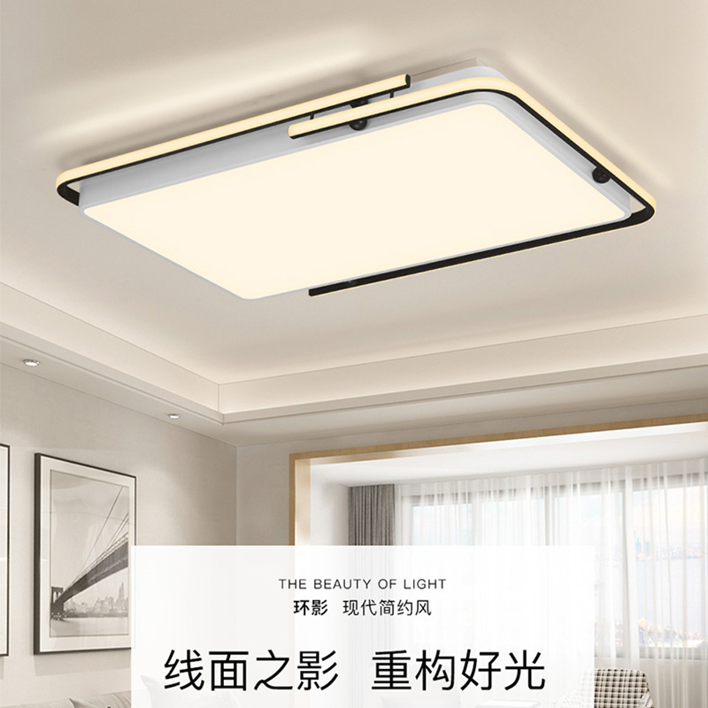 雷士照明(NVC)客厅灯具简约后现代北欧吸顶灯led新款灯饰遥控调光调色套餐 测试商品