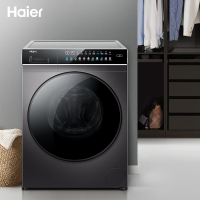 Haier/海尔 10公斤全自动滚筒洗衣机 直驱变频 智能投放 晶彩系列 EG100BDC189SU1