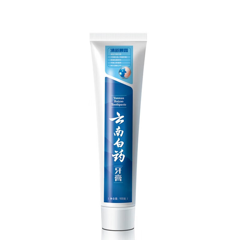 云南白药 牙膏益优清新清新晨露型150g*3高清大图