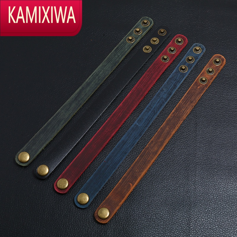 KAMIXIWAins小众设计复古简约手链文艺范男士朋克运动手环学生配饰