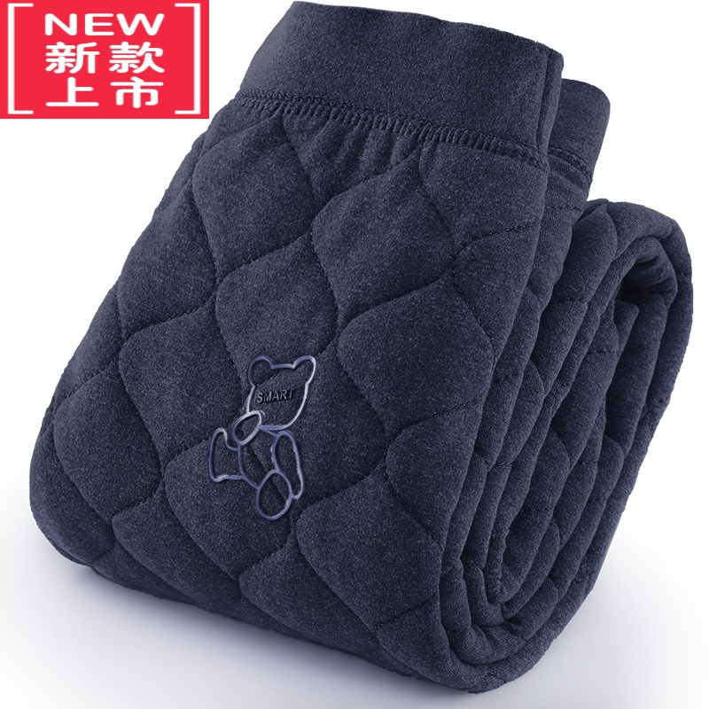 可莉允儿童保暖裤女童加绒裤子男童加厚打底裤大童宝宝棉裤内穿夹棉秋裤