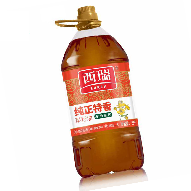 西瑞压榨一级菜籽油(非转基因) 15L/桶 食用油 放心粮油
