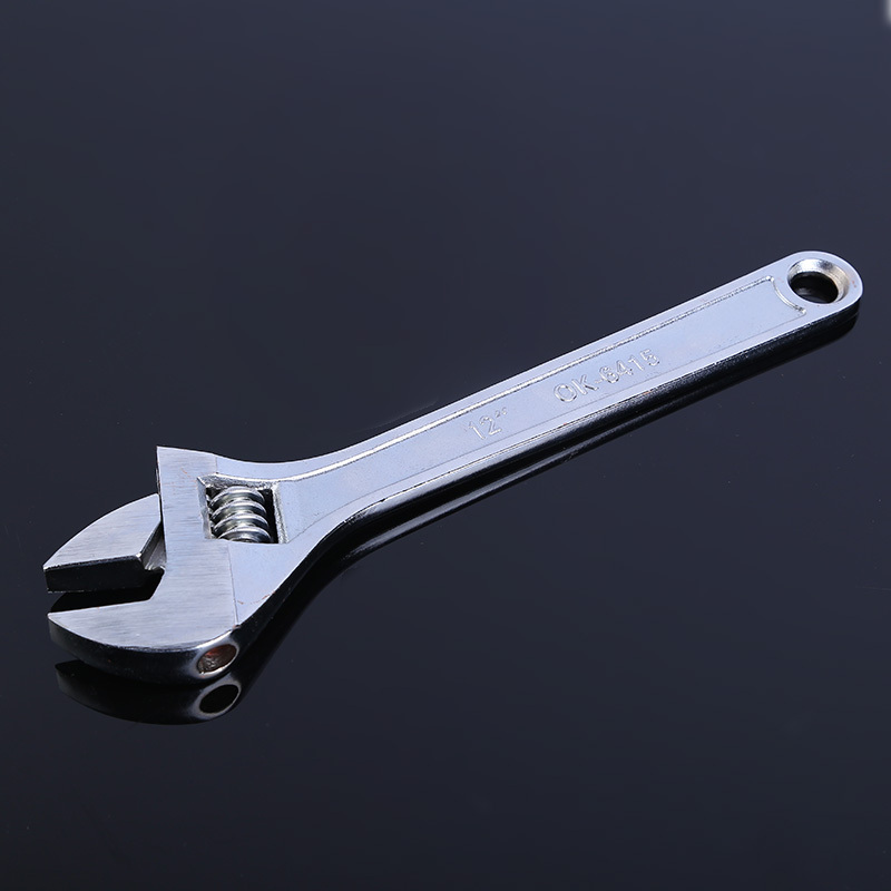 欧克ouke镀铬活动扳手活扳手活口扳手10英寸250mmok6315