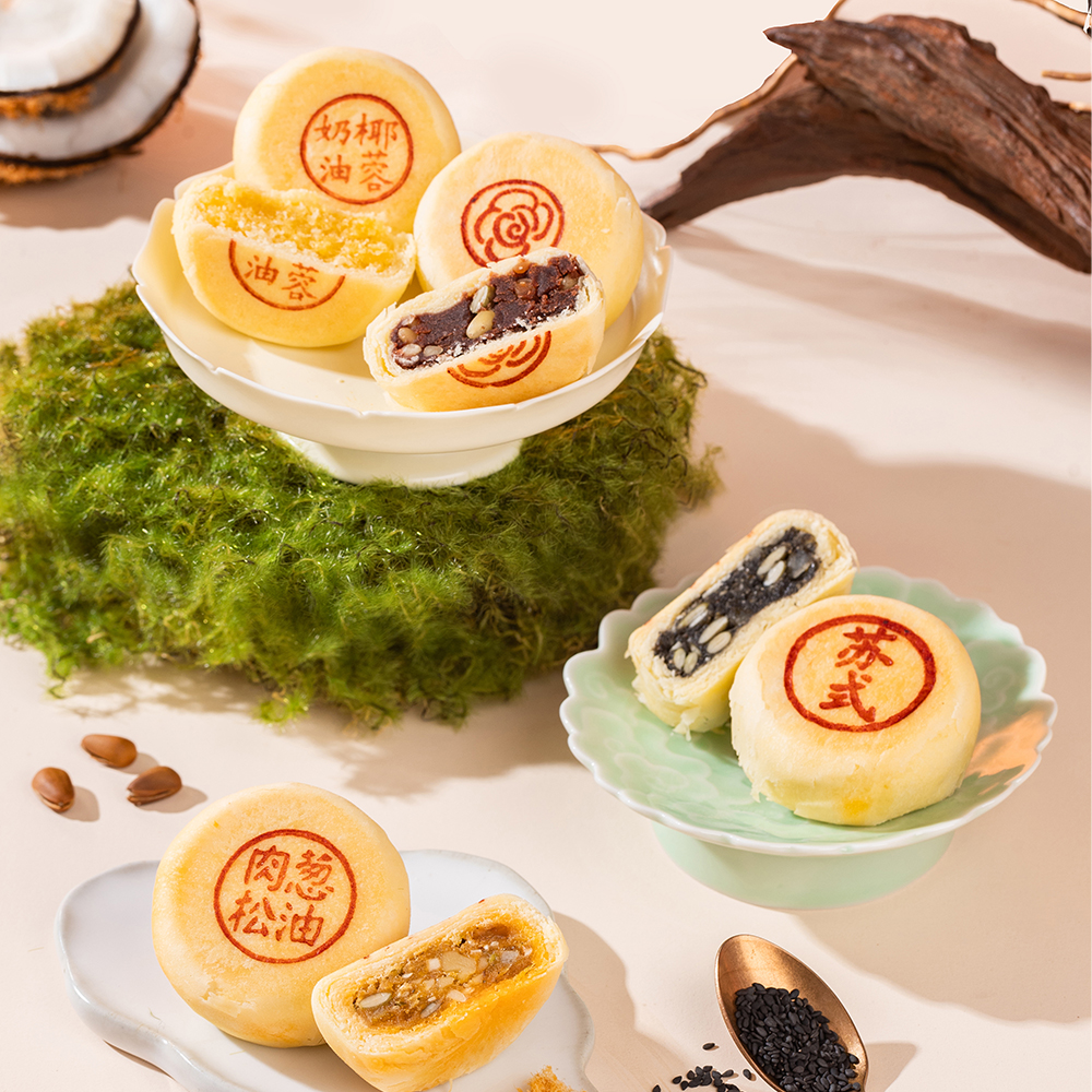 雅觅森林月·引月华月饼礼盒高清大图