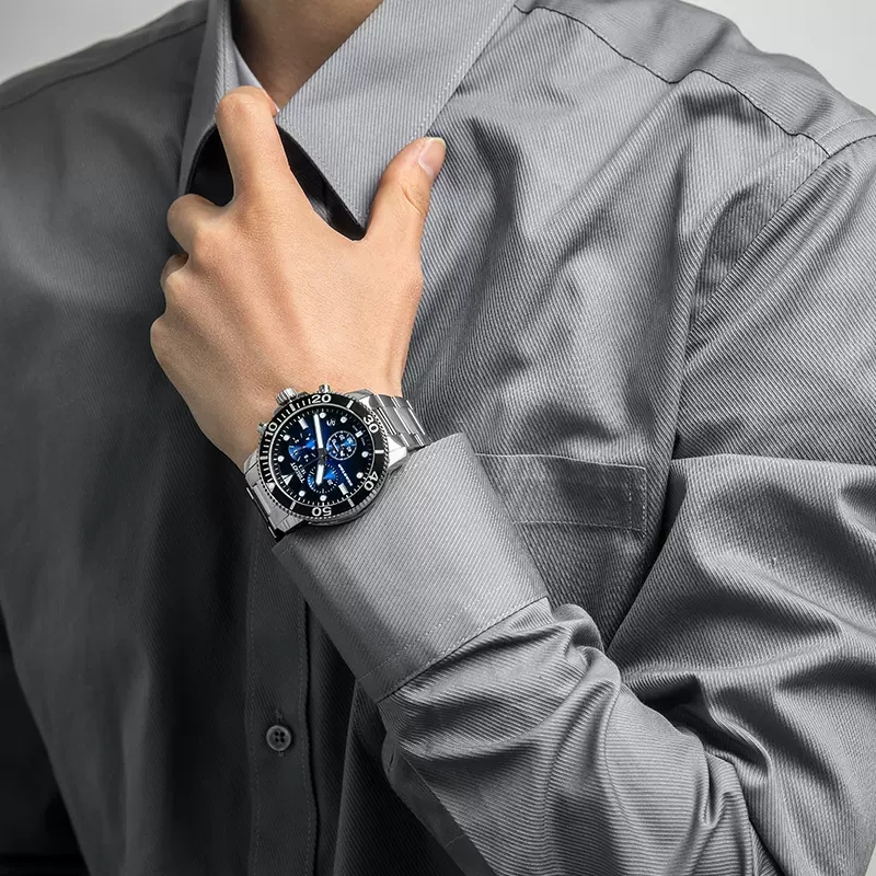 天梭(TISSOT)瑞士手表 海星系列钢带男士石英表T120.417.11.041.01高清大图