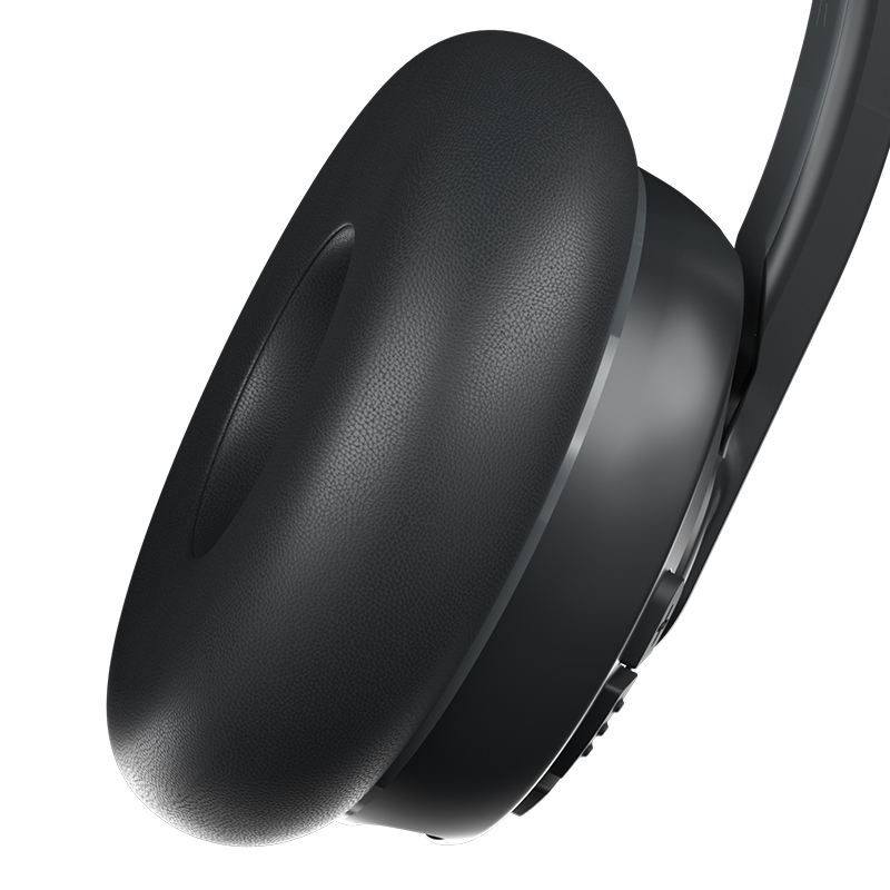 骷髅头(Skullcandy)Cassette卡带头戴式蓝牙耳机 舒适耳垫设计 22小时续航配备快充 黑色