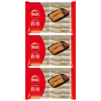 思念豆沙春卷冷冻面速冻半成品年货油炸小吃早餐点心豆沙春卷204g*3