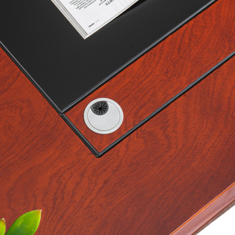 戌林 木质办公桌1400*600*760mm/张高清大图