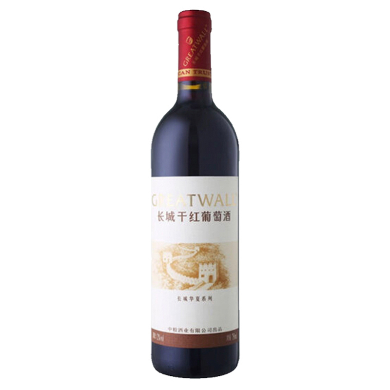 中粮长城(GreatWall ) 华夏葡园清新干红葡萄酒 整箱装 750ml*6瓶 红酒