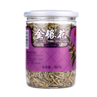 北京同仁堂金银花茶60g 精选养生茶花草茶金银花茶叶正品代用茶