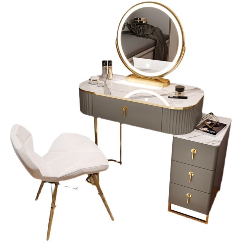 古达梳妆台60cm小型化妆台女卧室现代简约轻奢网红ins风桌
