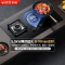 华帝(vatti)5.0KW火力燃气灶i10081B天然气 单灶具双眼灶厨房家用嵌入式可定时功能自动熄火保