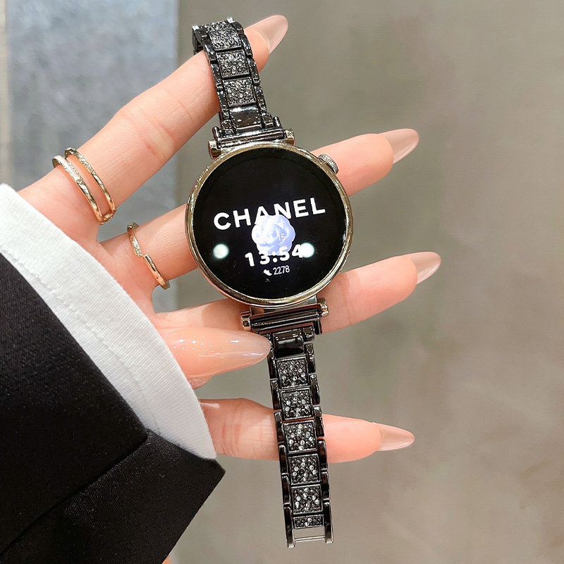 适用小天才电话手表表带Z10/Z9可爱挂脖Z11新款Z8Z7S保护套3139B 黑色 541