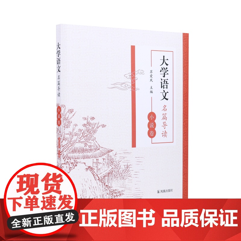 大学语文名篇导读 · 小说卷 苏爱风 / 中国文学一本书了解中国小说的发展/导读+注释+作者简介+名家对作品的点评 【凤