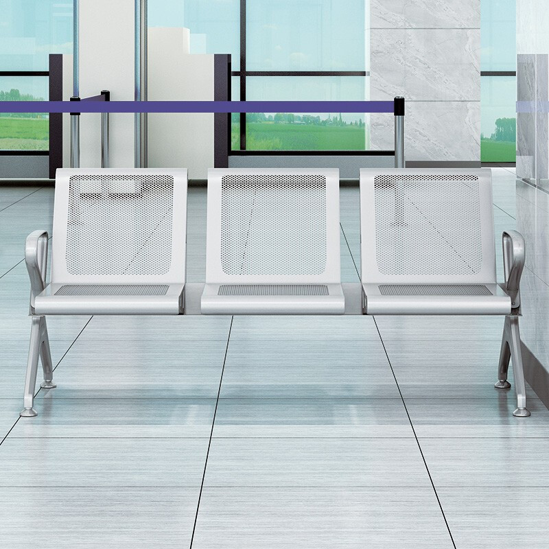 绵冠MIANGUAN机场椅候车椅连排椅医院候诊椅输液椅银行等候椅 三人位