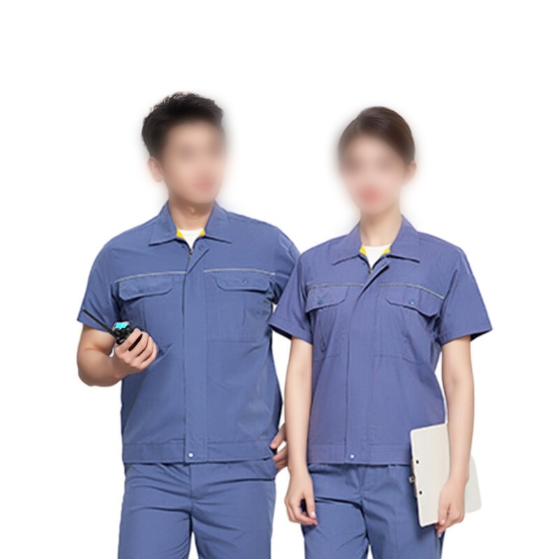 吾卫世 夏季工作服 短袖K1-K9 /套高清大图