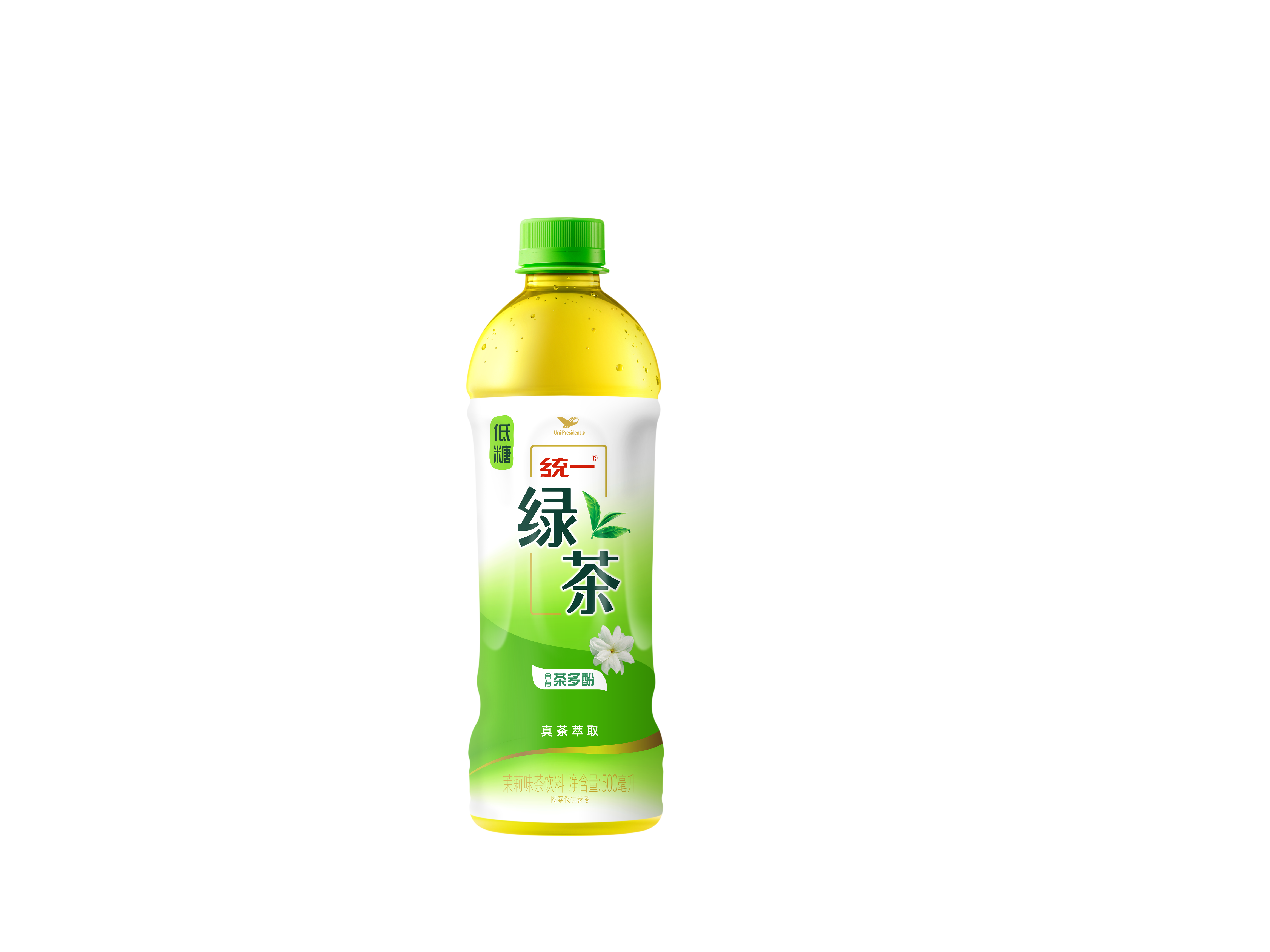 统一绿茶茉莉味茶饮料低糖500ml*15瓶整箱小瓶绿茶解腻饮料高清大图