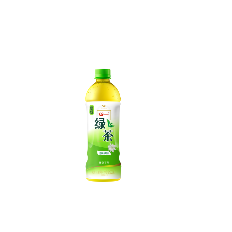 统一绿茶茉莉味茶饮料低糖500ml*15瓶整箱小瓶绿茶解腻饮料
