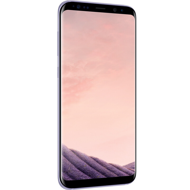 三星(SAMSUNG)Galaxy S8 双曲屏面部识别虹膜 防水智能移动联通电信4G手机 4GB+64GB 幻紫灰港版