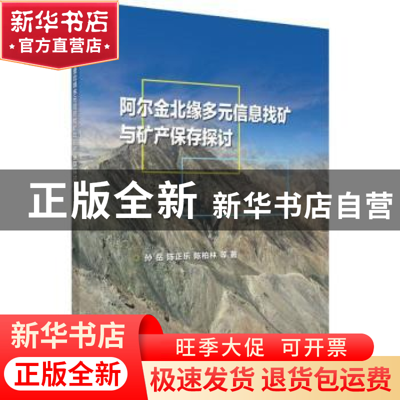 正版 阿尔金北缘多元信息找矿与矿产保存探讨 孙岳等 科学出版社高清大图