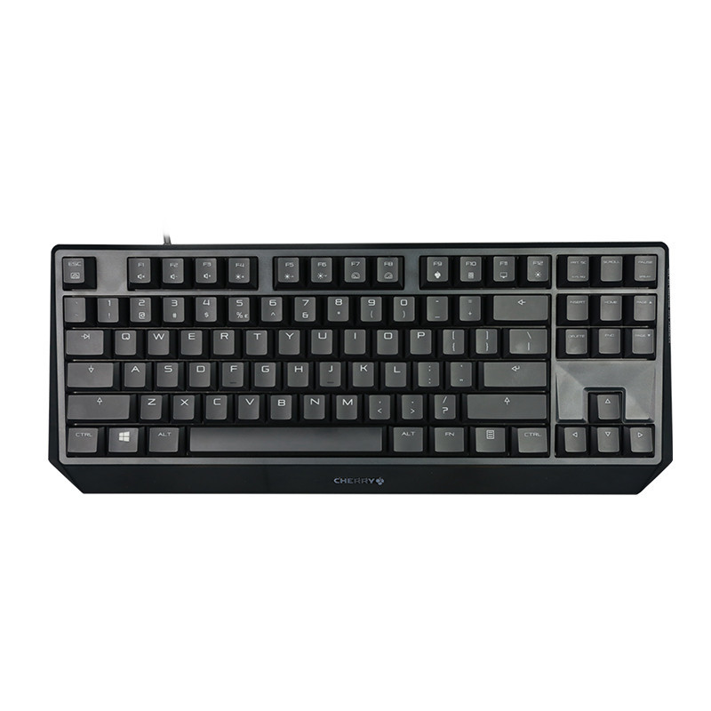 樱桃(CHERRY)MX Board 1.0 TKL G80-3811LYAEU-2黑色红轴 背光游戏机械键盘绝地求