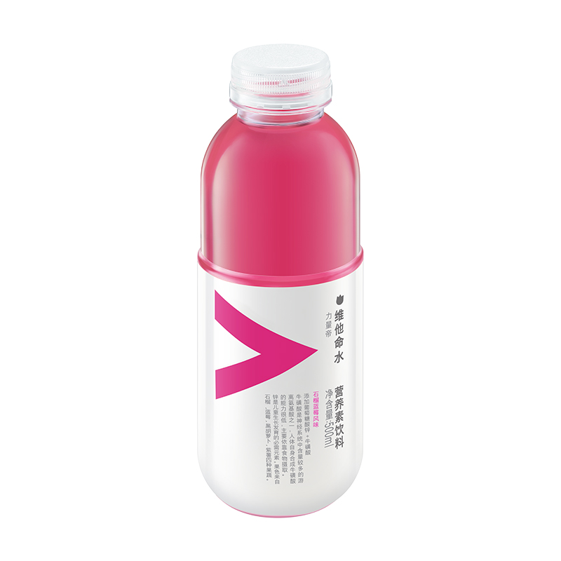 农夫山泉力量帝维他命水果味营养素饮料(石榴-蓝莓风味)500ml*15瓶整箱高清大图