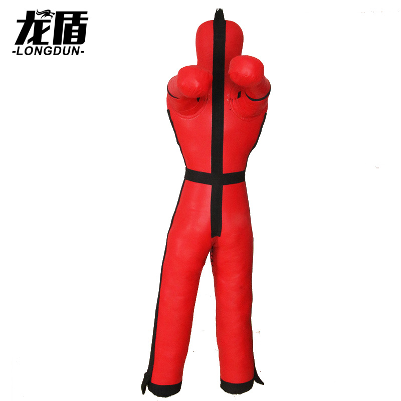 龙盾消防训练双腿假人 柔术格斗MMA6吊挂式泰拳人形沙袋1.6m 红40KG