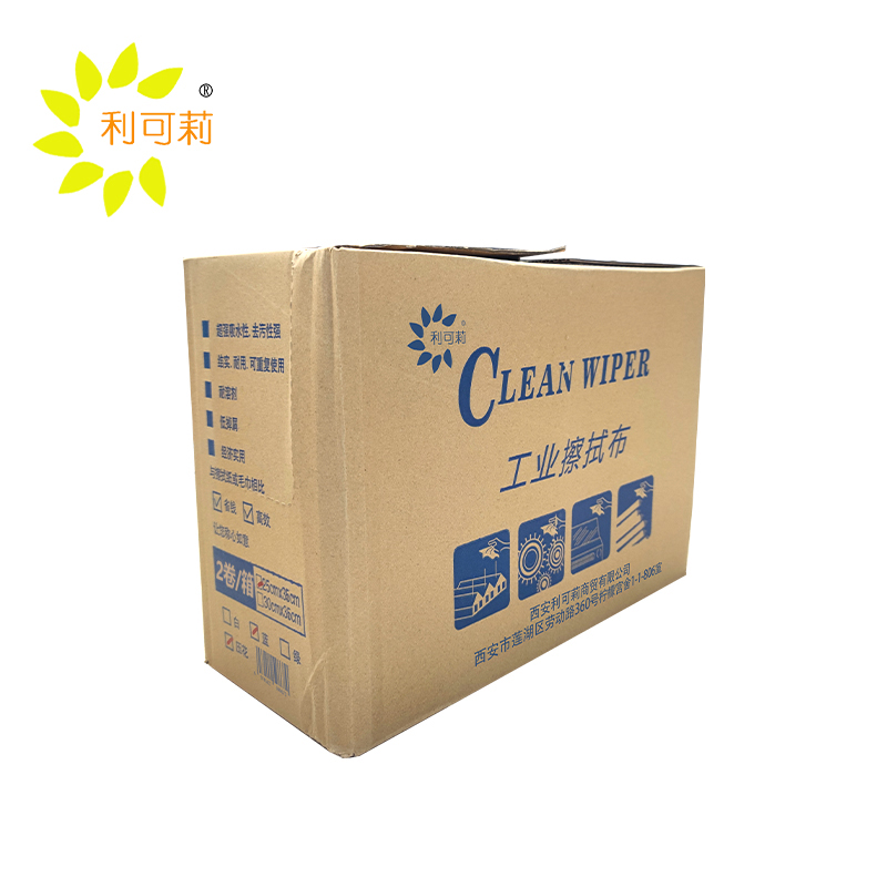 利可莉工业擦拭布(25*36cm*500张)*2卷/箱高清大图