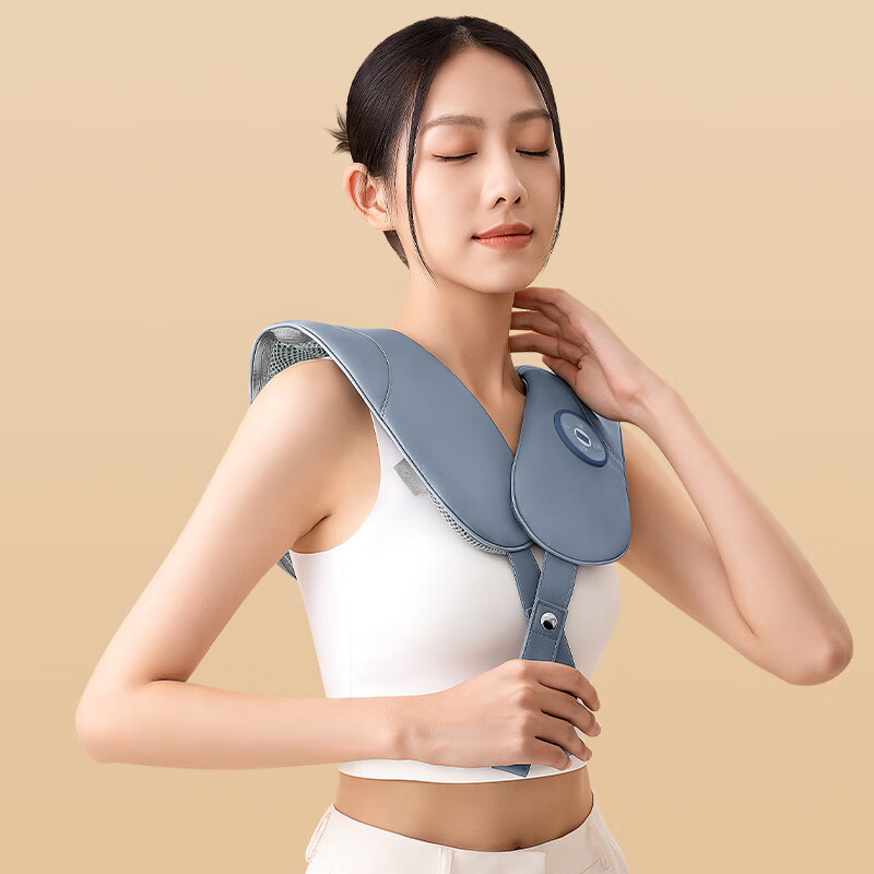 奥佳华颈椎按摩器自动定时深层捶打按摩披肩OG2616高清大图