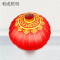 利成照明 铁口绸缎灯笼 120#